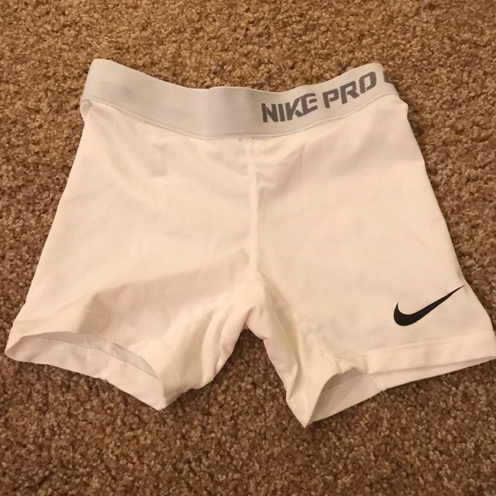 Nike Pro Combat White Compression Spandex